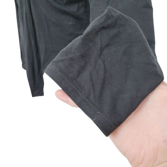 2/$20 Forever 21 Black Buttons Down Bodysuit Size: Large - Picture 5 of 7